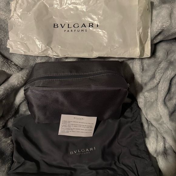 Bulgari Black Textured Pouch - Picture 5 of 7